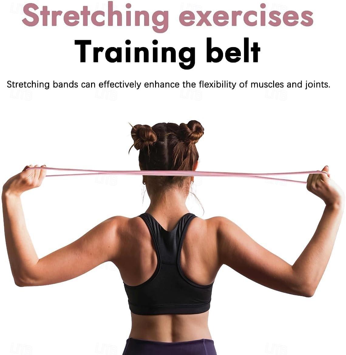 3 эластичных резинки для упражнений в форме восьмерки с ручками для женщин, мужчин, рук, плеч, спины, ног, поддержания формы, фитнес-тренировки для всего тела, йоги, перетягивания каната для домашнего 2026 - €23.99 –P8