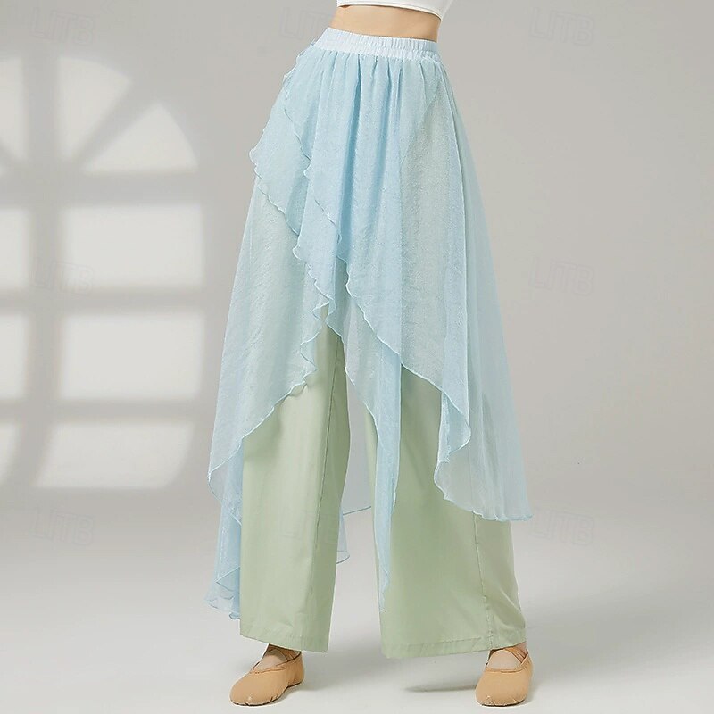 Sportsklær Bukser Ren Farge Tvinning Tyll Dame Ytelse Trening Høy Polyester 2026 - $42.99 –P3