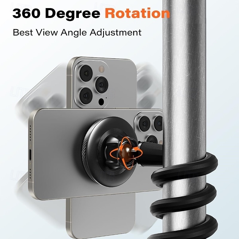 2 Pack Flexible Gooseneck Phone Holder For Iphone Magsafe Long-arm Magnetic Phone Holder For Treadmills In Gyms Portable Gym Accessories 2026 - $15.99 –P2