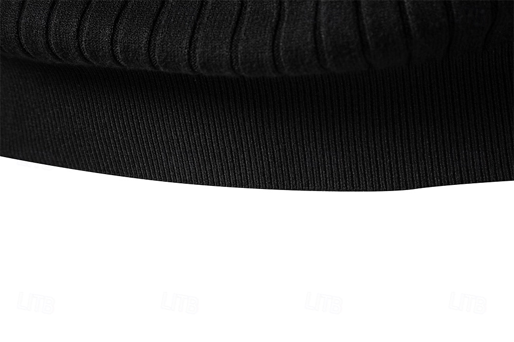 Homme Pull Tricoter Hauts Réguliers Couleur Unie Col roulé Élégant ancien École Vacances Vêtement Tenue Printemps Automne Noir Marine foncé S M L de 2026 ? $26.99 –P11