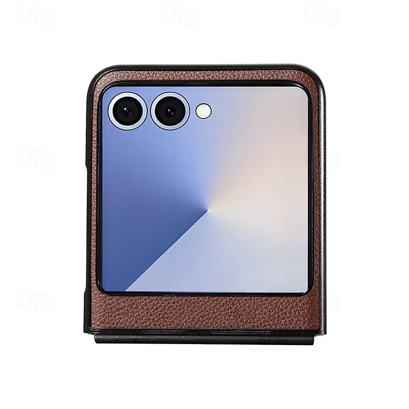 telefono Custodia Per Samsung Galaxy Z Flip 7 Z Flip 7 FE Z Flip 6 Z Flip 5 Copertura Posteriore Resistente agli urti Retrò TPU Pelle PU del 2025 a $9.99 –P6