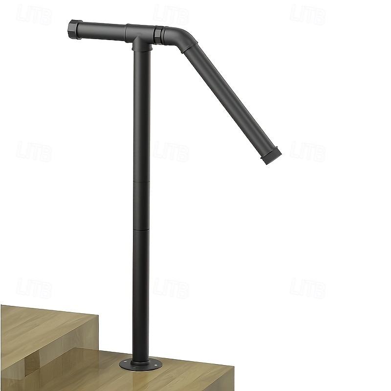 1 darabos öntöttvas lépcsőkorlát-készlet, kültéri függőleges fém korlát, lakkozott felülettel, felületi rögzítéssel a külső lépcső biztonsága érdekében 2026 - $91.99 –P9