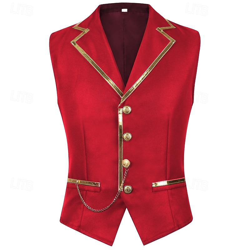 Rokoko Viktorianisch Renaissance Weste Prinz Edelmann Kostüm Herren Halloween Karneval Leistung LARP Renaissance-Messe Erwachsene Weste 2025 - $34.99 –P14