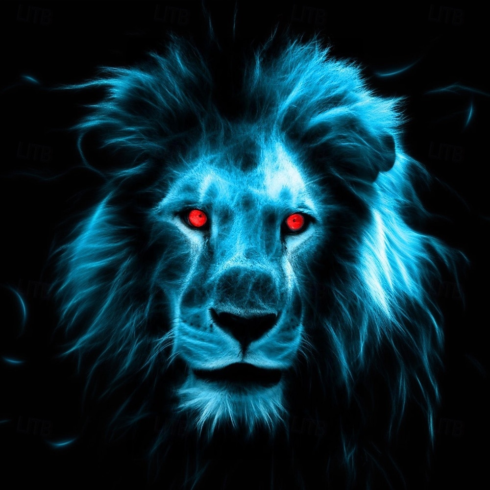 Men's Lion 3D T Shirt Long Sleeve T shirt 3D Print Crew Neck Shirt Fashion Basic Casual Daily Street Blue Red Green Summer Spring Clothing Apparel S M L XL XXL XXXL 2026 - $21.99 –P2