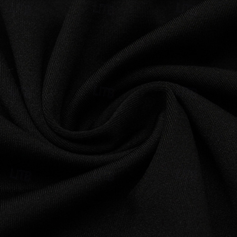 Муж. Компрессионная футболка Базовый слой для тренировок Тренировочные топы Длинный рукав Верхняя часть Одежда для спорта и отдыха Осень Однотонный Быстровысыхающий 2025 - $21.99 –P17