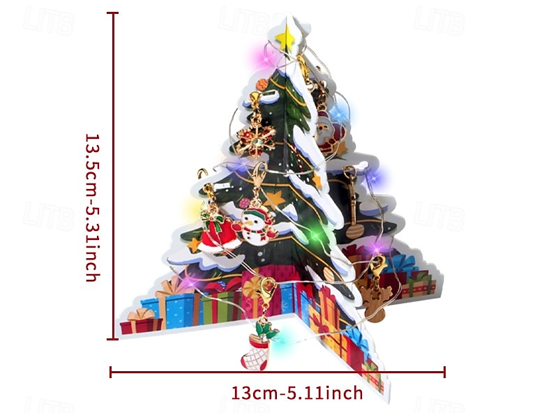 Christmas Advent Calendar Bracelets 2025 for Girls, 24 Days DIY Jewelry Making Kit with 22 Charm Beads and 2 Adjustable Bracelets, Xmas Countdown Gift for Kids Teens Women 2025 - $18.49 –P5