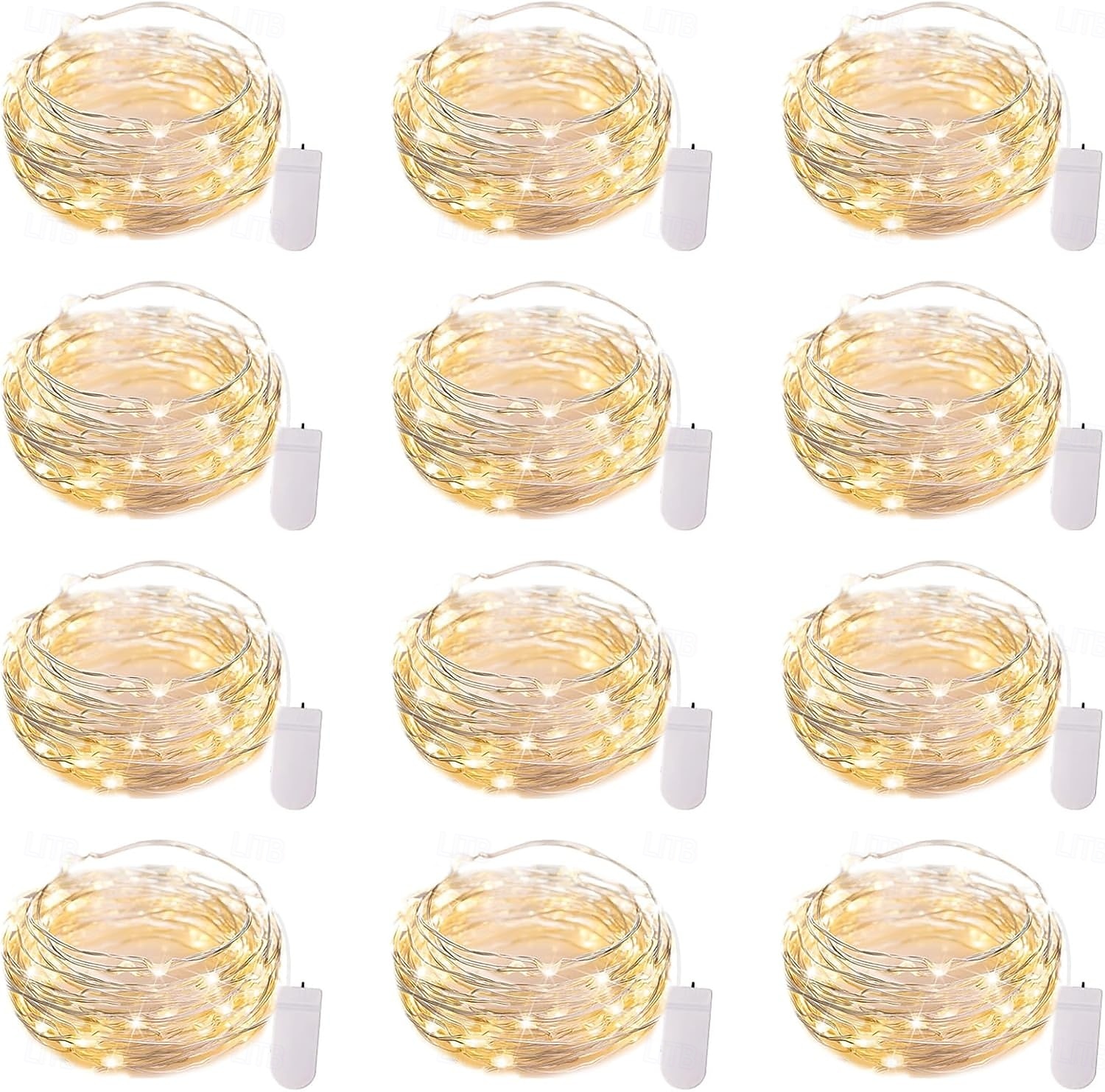 2m Guirlandes Lumineuses 20 LED Blanc Chaud Blanc Rouge Lumières de fil de cuivre Halloween Étanche Vacances Alimenté par piles de 2025 ? $12.99 –P12