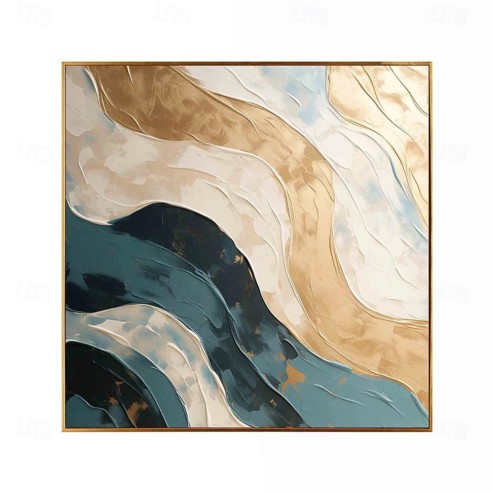 Картина маслом ручной работы на холсте, настенное искусство, абстрактное современное украшение для дома, столовой, рулонная картина без рамы, нерастянутая 2026 - $33.99 –P1