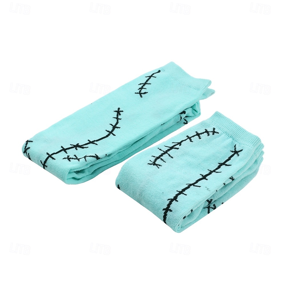 Sally Gloves Accessories Set Socks The Nightmare Before Christmas Horror Scary Costume Adults' Women's Halloween Carnival Party Performance Easy Halloween Costumes Dress Up 2026 - $13.99 –P1