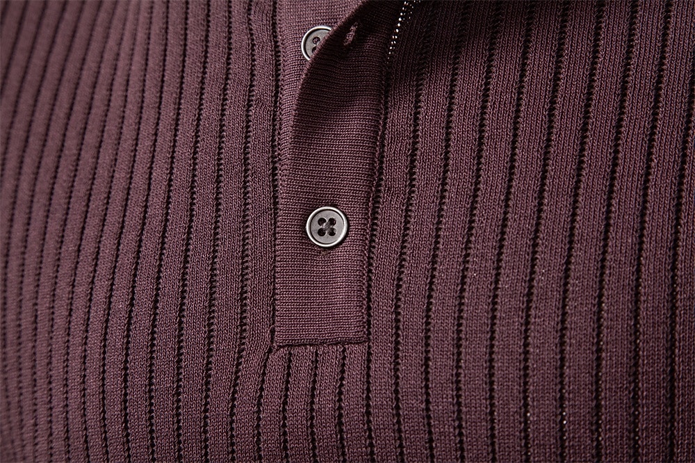 Homme Pull Tricoter Tunique Boutons Couleur Unie Henley ancien Quotidien École Maison Vêtement Tenue Printemps Automne Noir Rouge Bordeaux S M L de 2025 ? $32.99 –P5