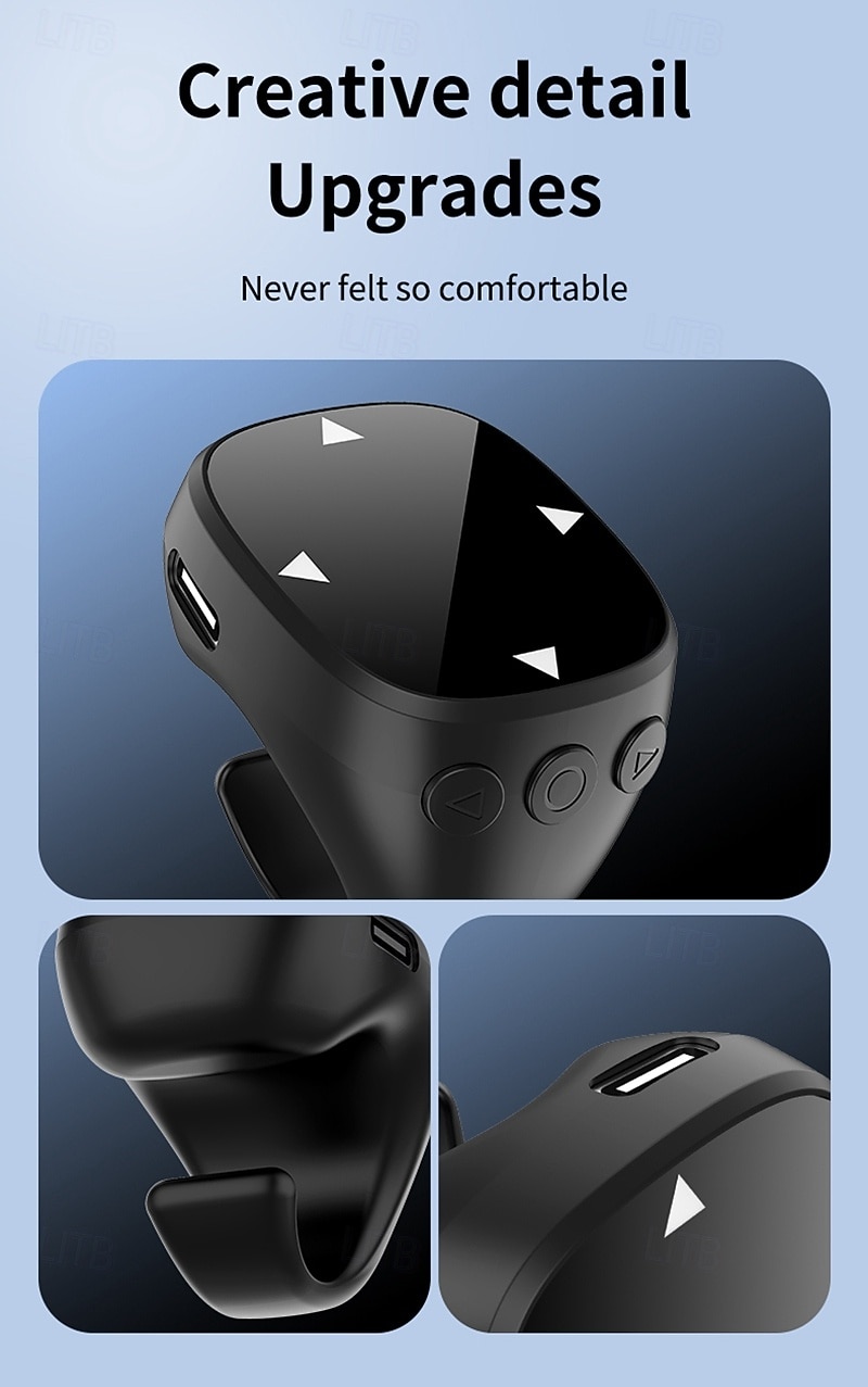 vingertop bluetooth afstandsbediening video scrollring en camera sluiter afstandsbediening 2025 - $24.99 –P15