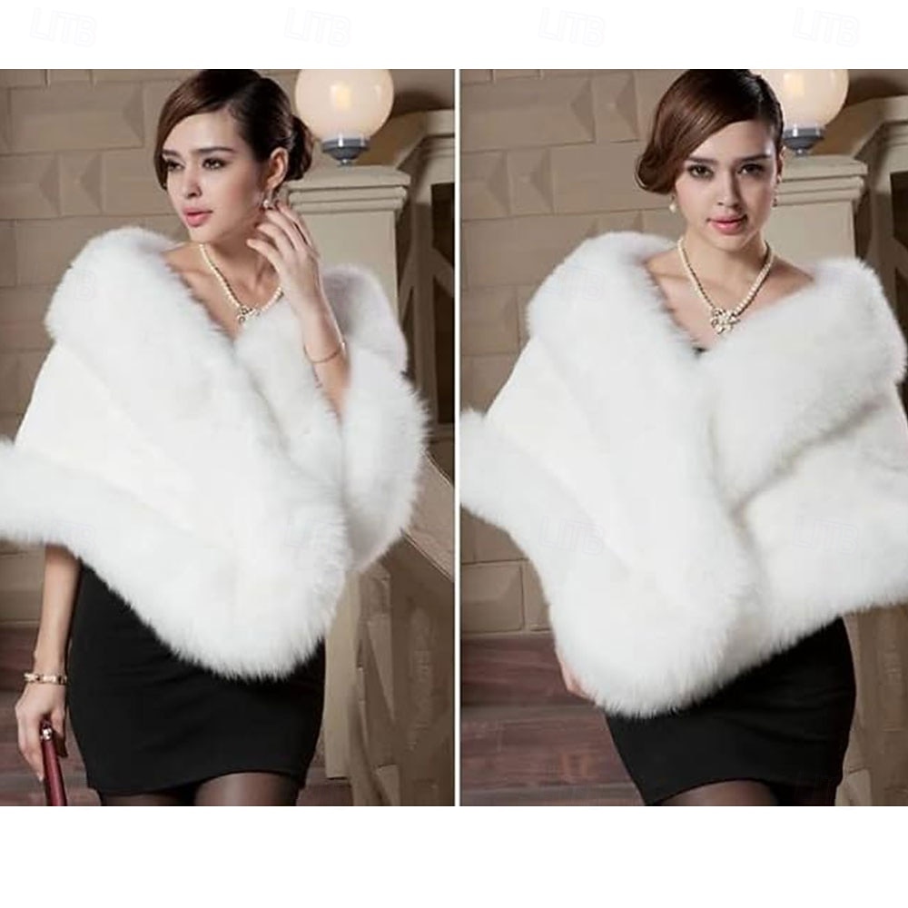 Elegante Loucos anos 20 Anos 20 Xale de Pele Falso O Grande Gatsby charleston Fantasia Mulheres Dia dos namorados Baile de Máscaras Festa Casamento Convidado do casamento Adulto Xale Outono & inverno de 2026 por $78.99 –P3