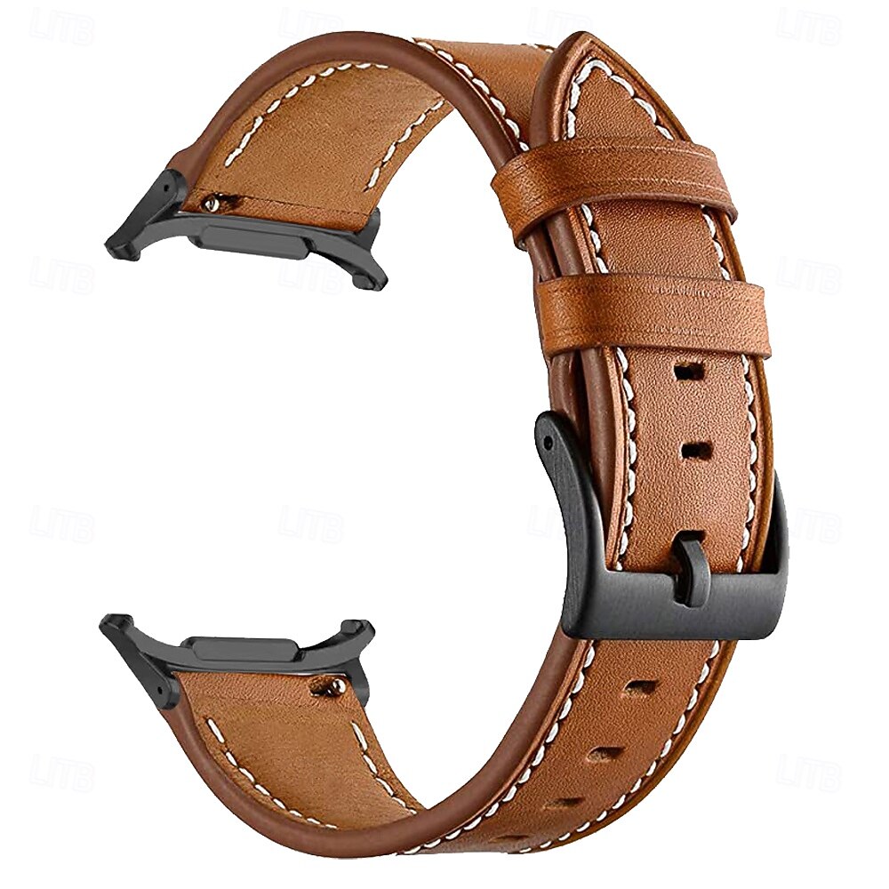 Óraszíj mert Samsung Galaxy 8. óra 40/44 mm 8. óra klasszikus 46 mm Műbőr Csere Szíj Állítható Rozsdamentes acél csat Bőr Link Karszalag 2025 - $18.99 –P12