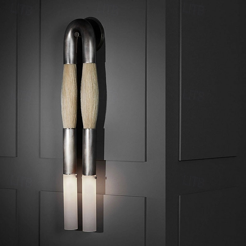 Lámpara de pared LED de metal para interiores, 60 cm, 2 luces, minimalista, larga, para decoración del hogar, para sala de estar y dormitorio. 2026 - $457.99 –P3