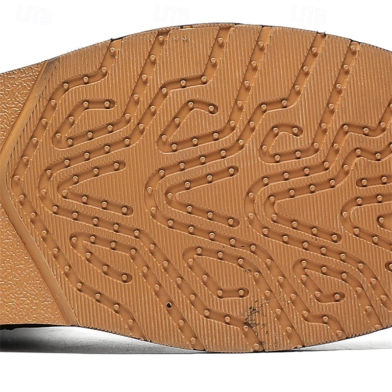 Bottines à lacets en similicuir marron pour homme, chaussures d'extérieur décontractées classiques pour le travail et le quotidien de 2025 ? $59.99 –P8
