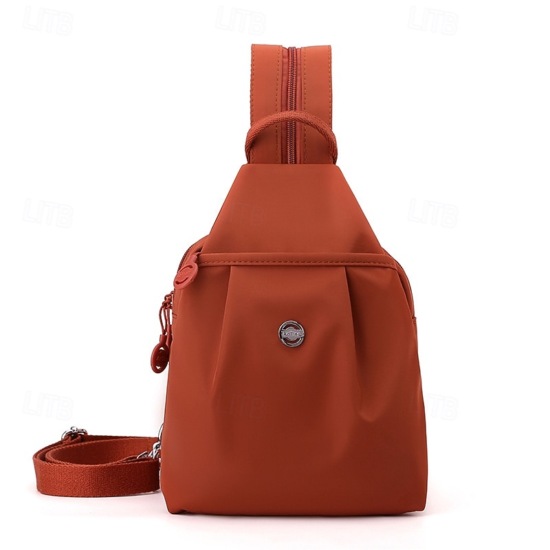 Bolso de viaje impermeable de dos vías, mini mochila para mujer 2025, bolso de pecho de tela Oxford antirrobo, mochila informal de moda para el hombro. 2026 - $30.99 –P16