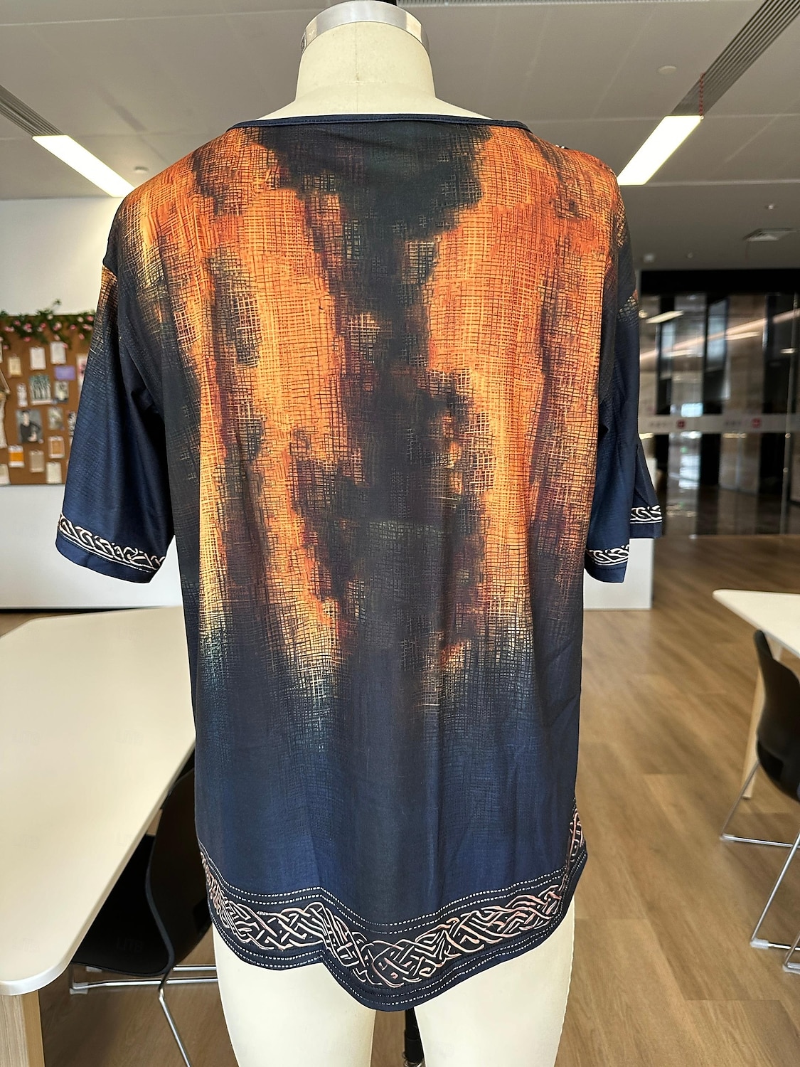 Herren T Shirt T-Shirt Kurzarmshirt Kurzarm Rundhalsausschnitt Sommer Stammes Keltischer Knoten Vintage Designer Basic Druck Urlaub Straße Ausgehen Gelb Grün Top T-Shirt für Herren 2026 - $19.49 –P2