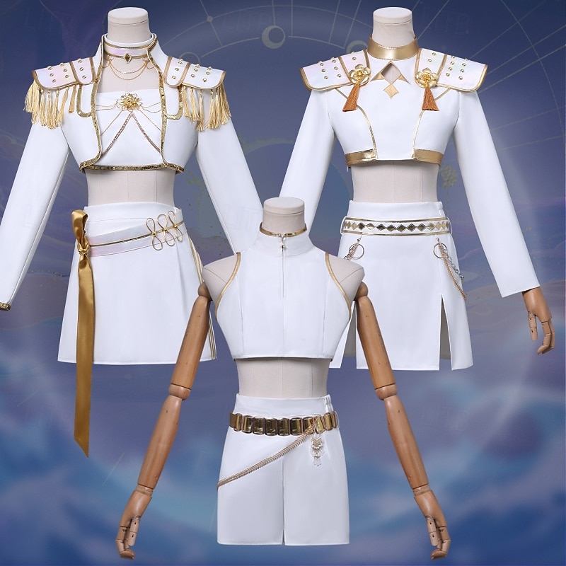 kpop cacciatori di demoni idol mira rumi zoey huntrix costume travestimento idolo virtuale film cosplay per ragazze bambini halloween carnevale spettacolo comic con anime expo del 2025 a $129.99 –P1