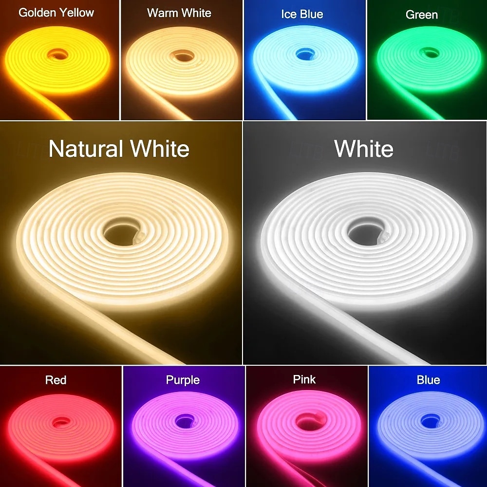 1m 2 m 5m COB LED Strip 288 LEDs/m 220V EU Plug RA90 Neon Sign Tape White Natural Pink Red For Kitchen Lighting 2025 - $28.99 –P8