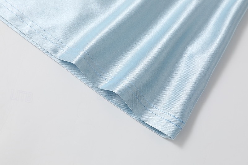 Γυναικεία Κομψή Φιλάρεσκος Σατέν Μπλούζα Ντυτές μπλούζες Σκέτο Καθημερινά Στυλάτο Βασικό Μακρυμάνικο Κολάρο Πουκαμίσου Κανονικά μπλουζάκια Καθημερινά Δουλειά Αργίες Θαλασσί Μαύρο Χακί Άνοιξη Φθινόπωρο 2026 - $32.99 –P8