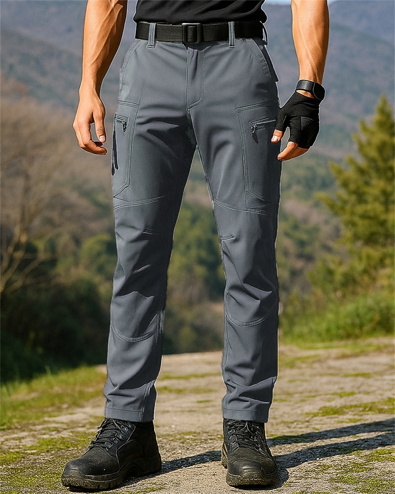 Herren Kampfhosen Cargohosen Wanderhosen Außen Normale Passform Wasserdicht Winddicht Hosen Tasche Schwarz Armeegrün Camping / Wandern Jagd Klettern S M L XL XXL 2025 - $25.99 –P4