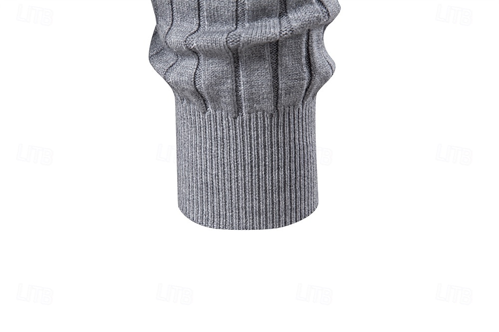 Homme Pull Tricoter Hauts Réguliers Couleur Unie Col roulé Élégant ancien École Vacances Vêtement Tenue Printemps Automne Noir Marine foncé S M L de 2026 ? $26.99 –P17