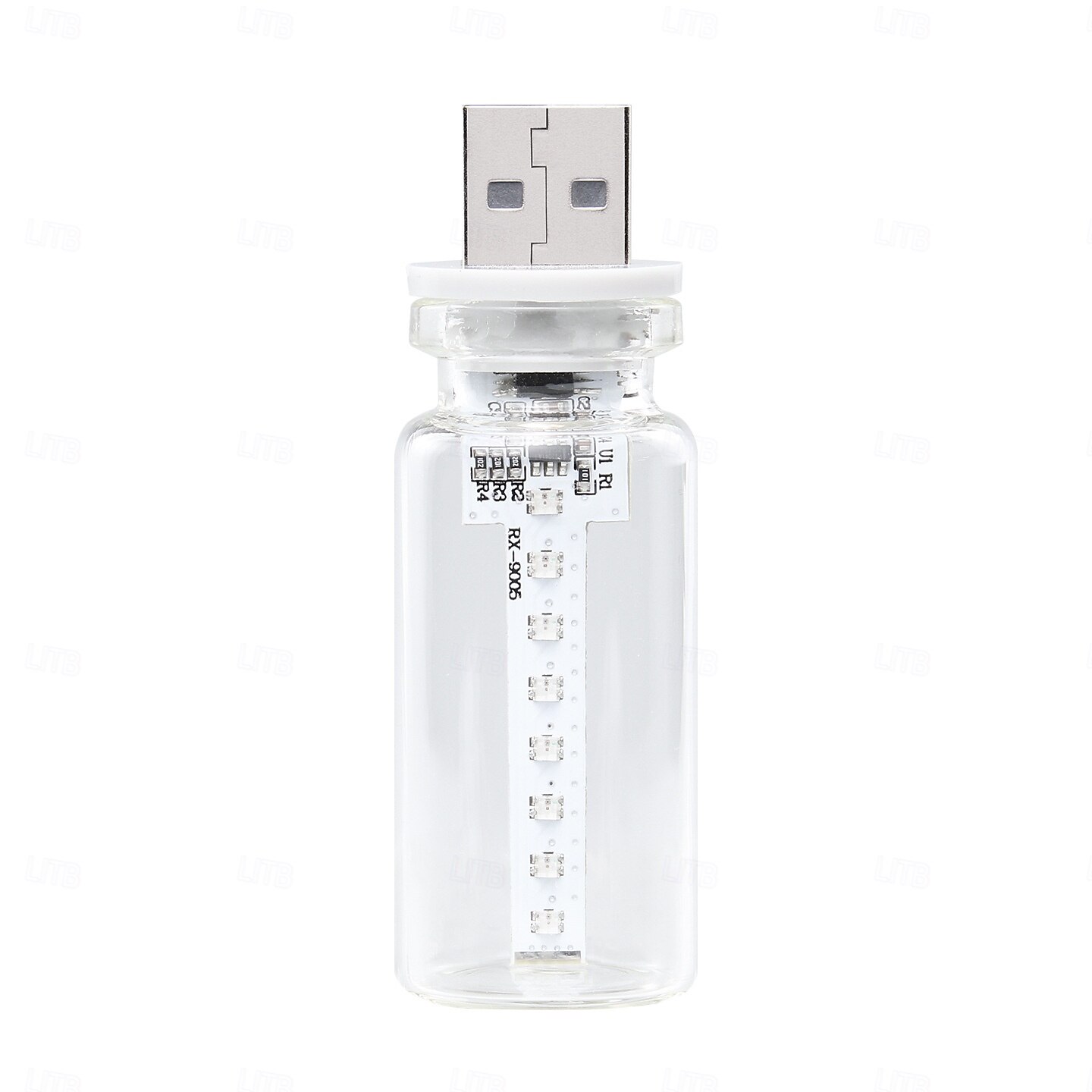 Luce notturna USB per auto, dimmerabile, luce d'atmosfera, spina USB, luce interna per auto, 4 colori, mini lampadina a LED, luci notturne per auto, campeggio, festa, decorazione per la camera da del 2025 a $27.99 –P6