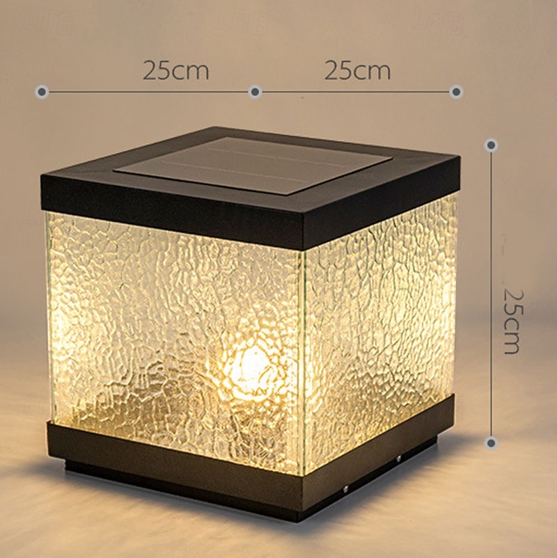 Lámpara de poste solar LED para exteriores, resistente al agua, para patio, porche, terraza, garaje, patio, etc. 2026 - $267.09 –P4