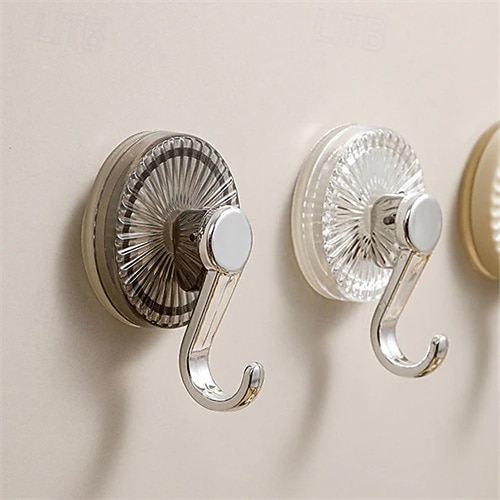 4 stk kraftige sugekoppkroker, luksuriøse baderomskroker uten boring, kraftige vakuumkroker for håndkle, badekåpe, kjøkken og dørheng 2026 - $16.99 –P4