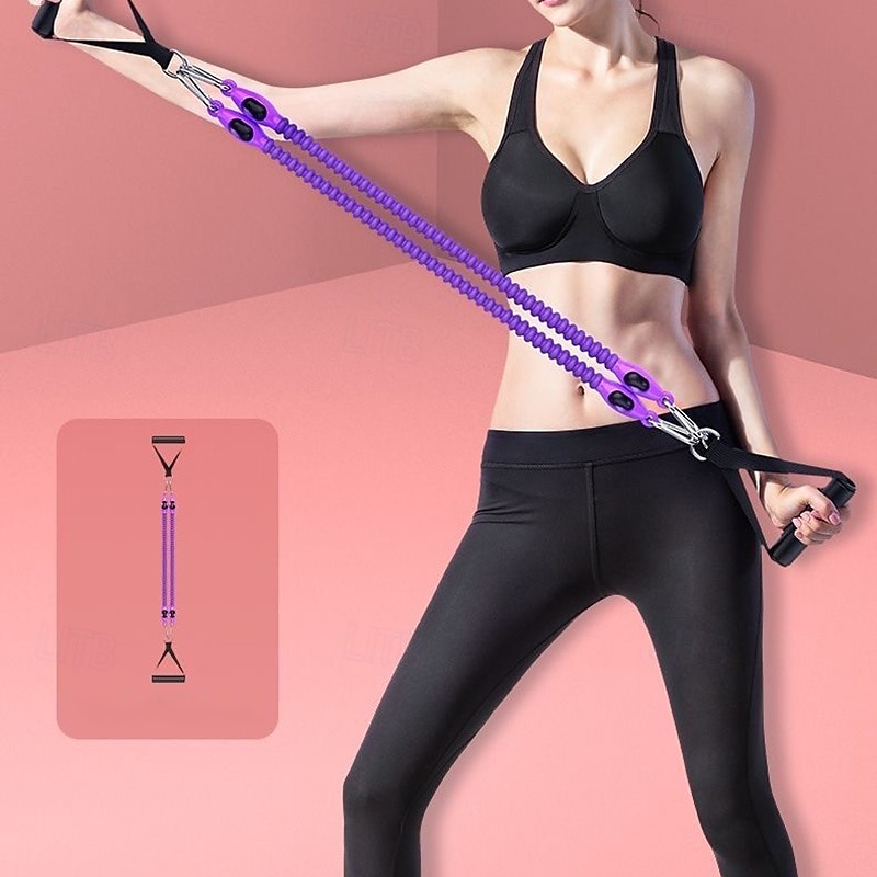 Fune di tensione multifunzione Allenamento dimagrante per addome, vita, braccia e gambe Semplice Elastico Per Pilates Yoga del 2025 a $16.49 –P3