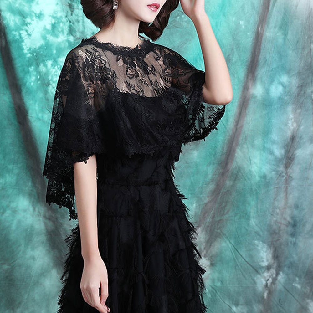 Mother's Wraps Elegant Sun Protection Half Sleeve Lace Wedding Wraps With Lace For Wedding Summer 2025 - $19.99 –P2