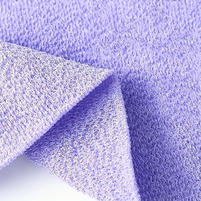 Lot de 4 serviettes exfoliantes pour le dos - lingettes nettoyantes extra-longues avec tissu exfoliant doux, exfoliation douce pour les zones difficiles d'accès, durables, couleurs vives, conception à de 2025 ? $14.99 –P6