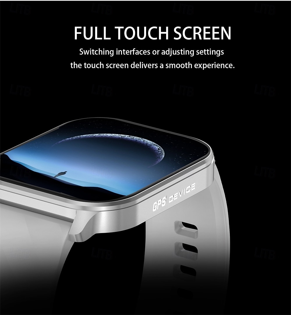 LC211 Smart Watch 2.01 inch Smartwatch Fitness Running Watch Bluetooth Temperature Monitoring Pedometer Call Reminder Compatible with Android iOS Women Men GPS Long Standby Hands-Free Calls IPX-5 2025 - $47.99 –P3