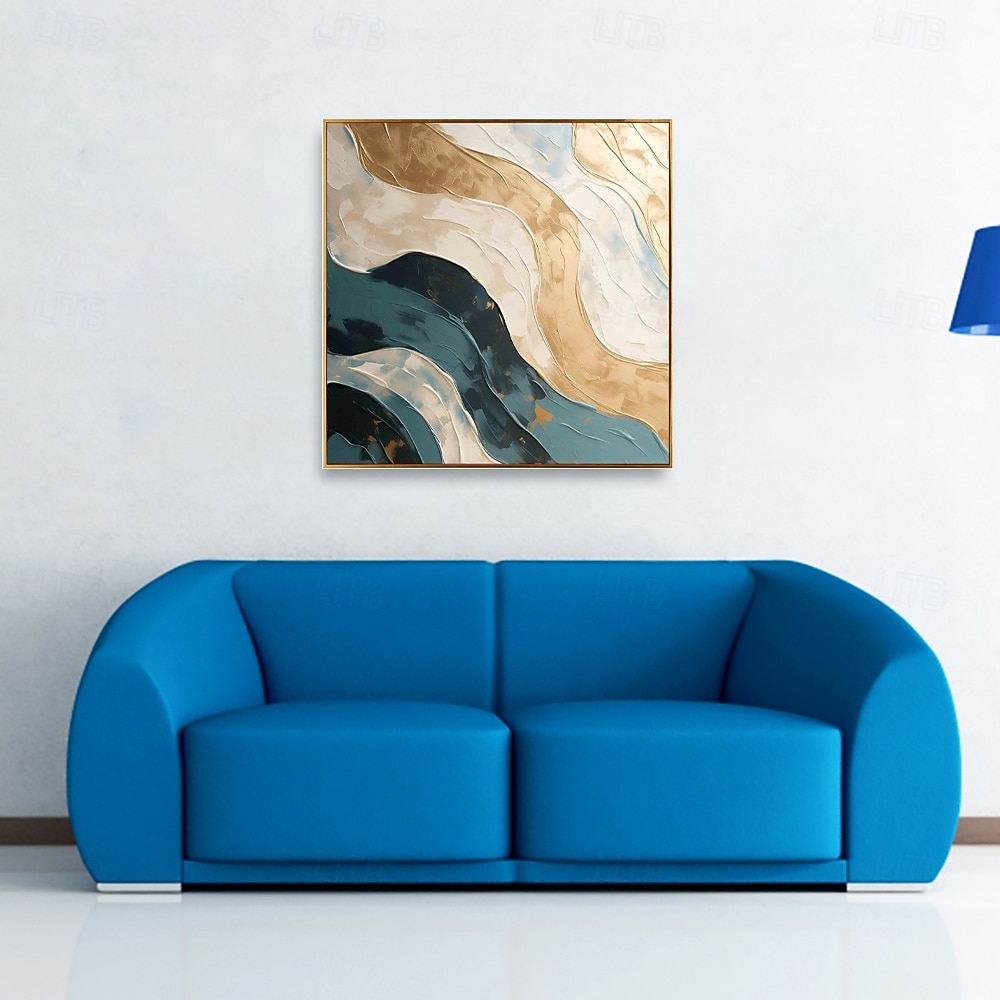 Картина маслом ручной работы на холсте, настенное искусство, абстрактное современное украшение для дома, столовой, рулонная картина без рамы, нерастянутая 2026 - $33.99 –P3