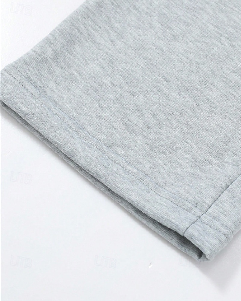 Per uomo Pantaloni da tuta Pantaloni a Zampa Pantaloni Coulisse Tasca Elastico in vita Semplice Comodità Sport all'Aperto Quotidiano Moda Casual Nero Grigio chiaro Micro-elastico del 2026 a $18.99 –P8