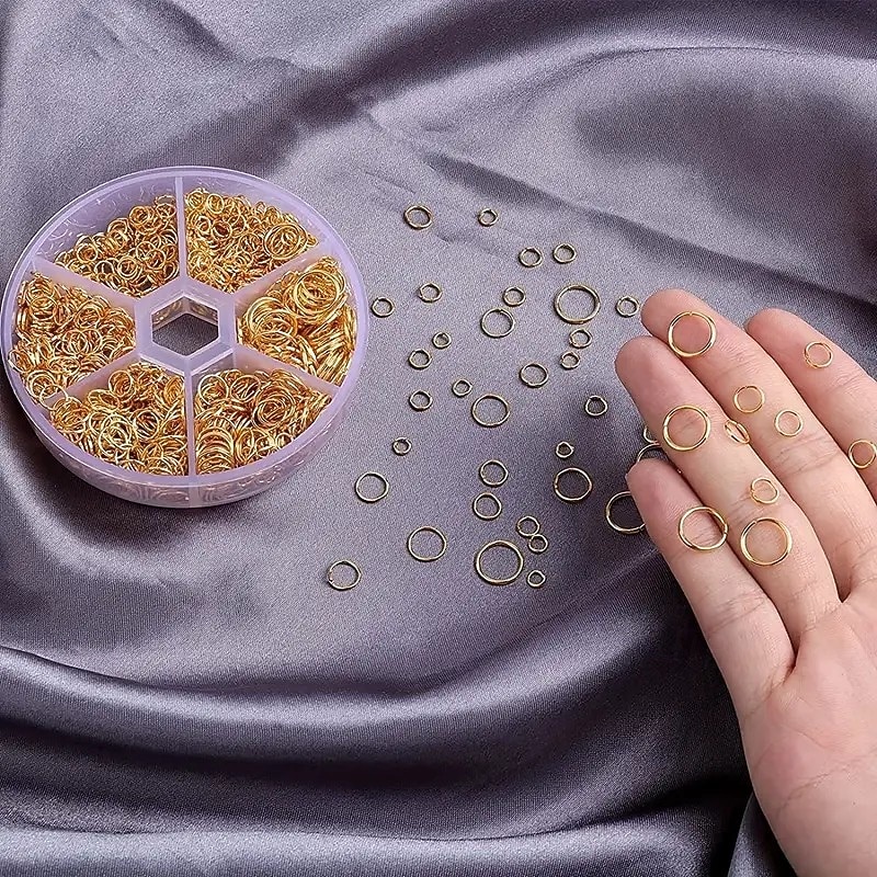 960 ks spojovacích kroužků s O-kroužky – kovové otevřené kroužky pro výrobu šperků, náramků, náušnic &náhrdelníky 2026 - $13.99 –P4