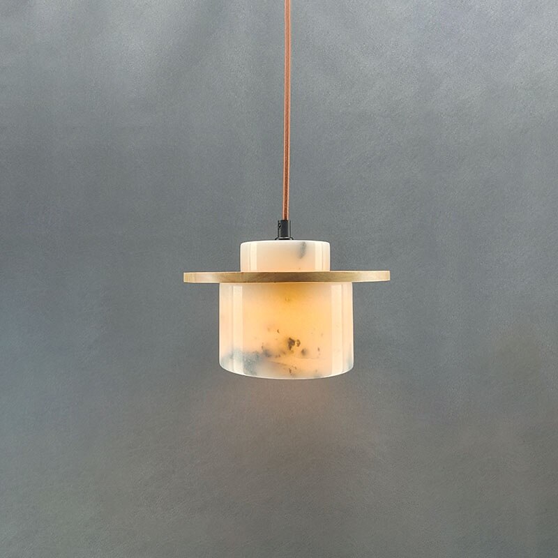 2026年 芸術的な大理石の球体ペンダントライト、木製の温白色ライト、E29調節可能なチェーン  コレクション – $115.99 –P5