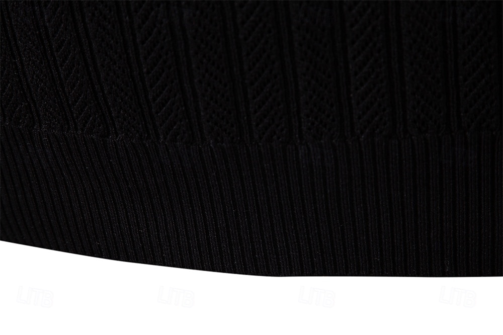 בגדי ריקוד גברים סוודר סוודר לִסְרוֹג חולצות רגילות סרוג כפתורים צבע אחיד צווארון מתקפל וינטאג' יום יומי בית הספר בית ביגוד אביב סתיו שחור חאקי S M L 2026 - $35.99 –P16