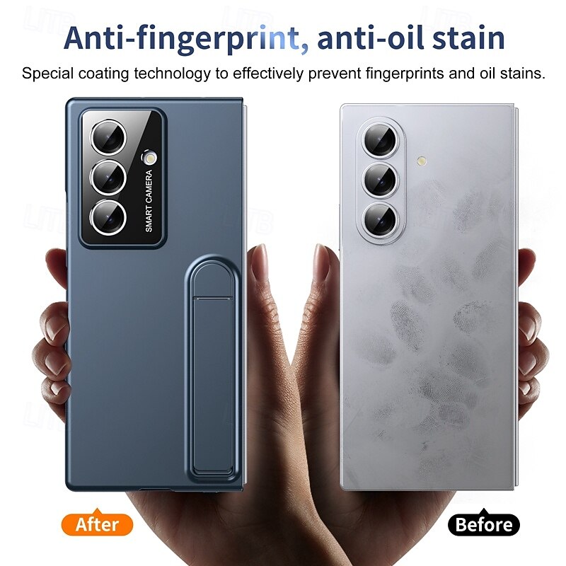 телефон Кейс для Назначение SSamsung Galaxy Z-образный сгиб 7 Z-сгиб 6 Z Fold 5 Z Fold 4 Кейс на заднюю панель и протектор экрана Откидная подножка Защита от удара Ретро 2025 - $14.99 –P7