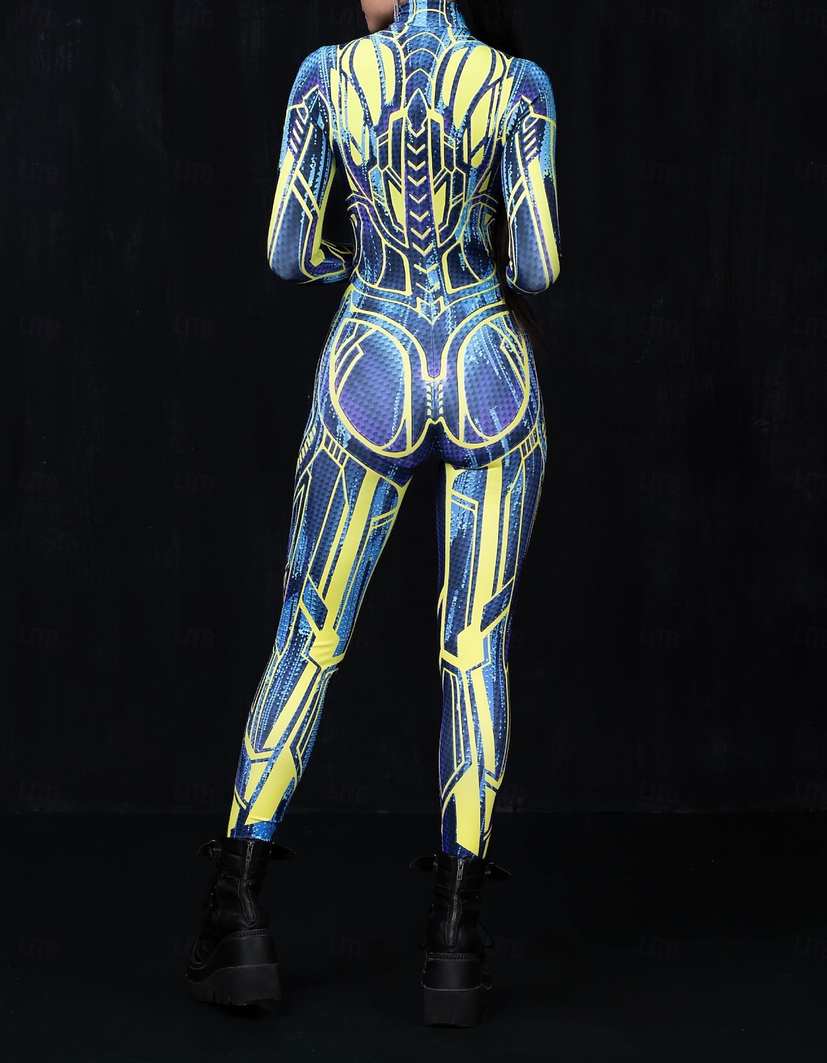 Wzorzyste garnitury Zentai Kostium Cosplay Body Drukowanie Strój karnawałowy Kombinezon zentai Męskie Damskie Dla chłopców seksowny kostium Halloween Kostium na Spektakl Impreza Bal maskowy Dla 2025 - $29.99 –P18