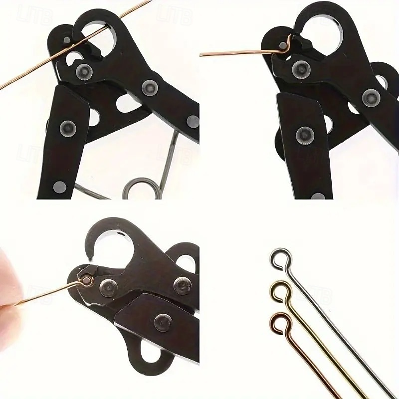 1,5/2,25/3 mm:n yhden askeleen siepparipihdit, langanrullauspihdit, pyöreäkärkiset C-rengaspihdit korujen korjaukseen, tee-se-itse-korvakorujen, rannekorujen ja kaulakorujen valmistukseen 2025 - $35.99 –P10