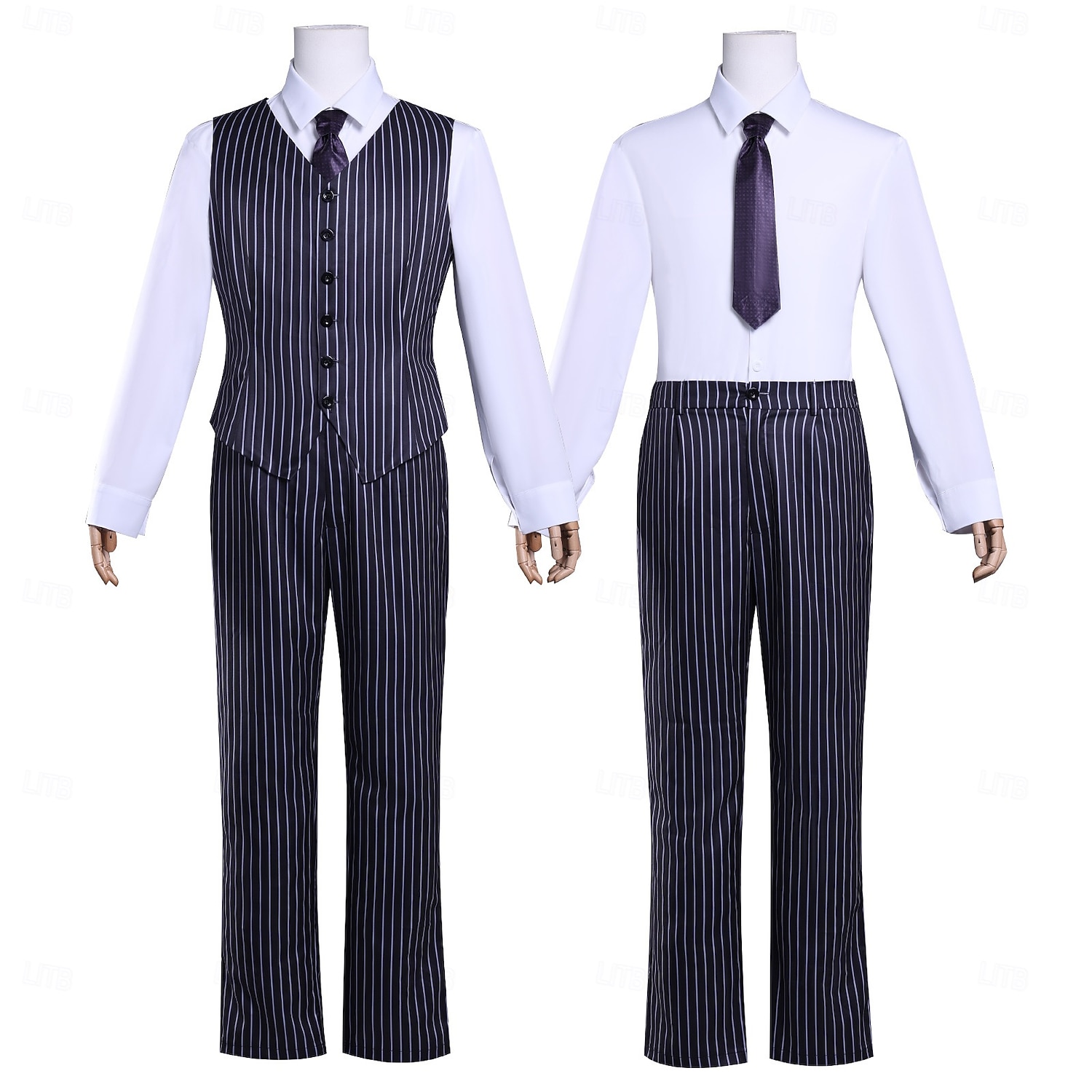 Szerda Addams Addams család Gomez Addams Jelmez Öltönyök és blézerek Szerepjáték Filmsztár jelmez for Férfi Felnőttek Mindszentek napja Teljesítmény Parti Ruha 2025 - $90.99 –P4