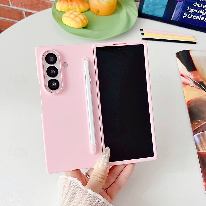 telefono Custodia Per Samsung Galaxy Piegatura a Z 7 Z Fold 6 Z Fold 5 Z Fold 4 Copertura Posteriore Resistente agli urti Retrò Silicone del 2025 a $13.99 –P13
