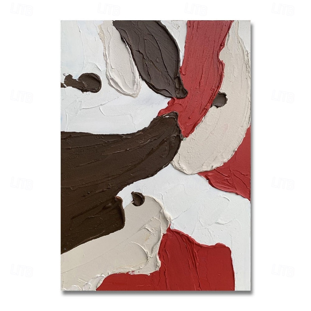 handgemaltes abstraktes Ölgemälde auf Leinwand, dekorativ, modern, Farbblock, strukturiert, Acryl, Wandkunst, Dekor für Zuhause, Bild, kein Rahmen 2025 - $41.99 –P1
