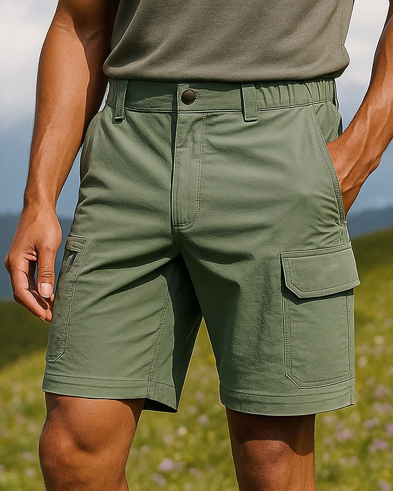 Herren Abzippbare Hosen Wanderhosen Softshellhosen Außen Normale Passform Wasserdicht Winddicht Unterteile Tasche Schwarz Armeegrün Camping / Wandern Laufen S M L XL XXL 2025 - $39.99 –P3