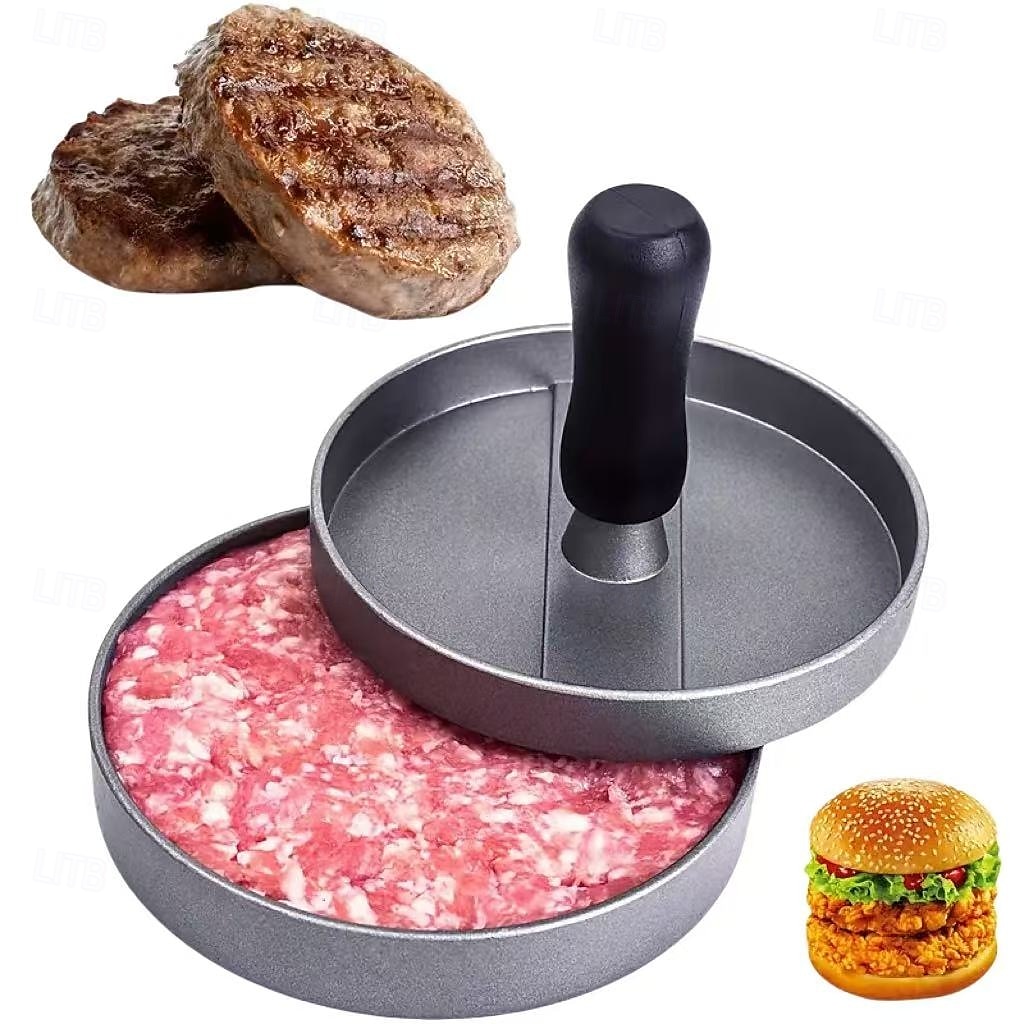 non-stick burgerpresseform – trygg BPA-fri burgermaskin for storfe- og vegetarburgere, grillkjøkkenverktøy, essensiell kjøkkendings i leiligheten 2026 - $16.99 –P1