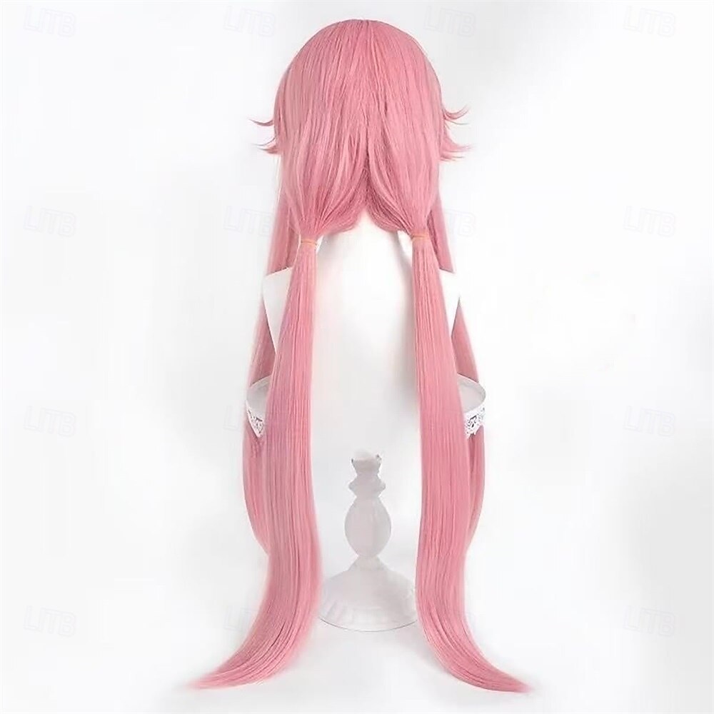 parrucca rosa da donna, capelli sintetici per feste, lunghezza 80 cm del 2025 a $25.99 –P5