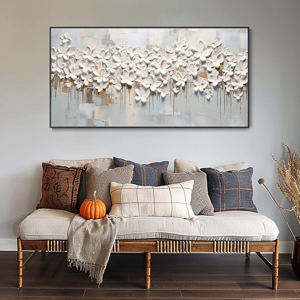 χειροποίητες τρισδιάστατες ελαιογραφίες mintura υφή λουλουδιών τοπίου σε καμβά τέχνη τοίχου διακόσμηση μοντέρνα αφηρημένη εικόνα για διακόσμηση σπιτιού τυλιγμένη χωρίς πλαίσιο μη τεντωμένη ζωγραφική 2026 - $44.99 –P1