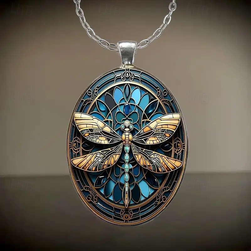 1 stk Halskjede For Dame Gate Daglig Legering Klassisk Dragonfly 2025 - $11.49 –P1