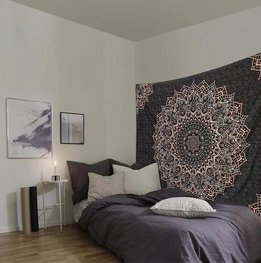 tapeçaria Tapeçarias Mandala Geométrica Boêmio Quarto Sala de estar Dorm Decorações de parede de porta de fundo de 2026 por $21.99 –P4